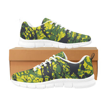 Load image into Gallery viewer, SEATTLE- ART DECO LOW TOP-WHITE- Men's Breathable Running Shoes (Model 055)