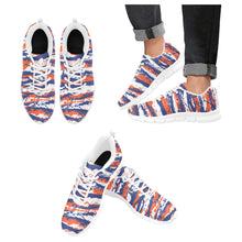 Load image into Gallery viewer, NEW YORK- ART DECO LOW TOP-WHITE- Men's Breathable Running Shoes (Model 055)