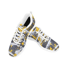 Load image into Gallery viewer, INDIANA- ART DECO LOW TOP-WHITE- Men's Breathable Running Shoes (Model 055)