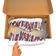 Load image into Gallery viewer, PORTLAND- ART DECO LOW TOP-WHITE