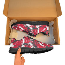 Load image into Gallery viewer, HOUSTON ART DECO LOW TOP-BLACK Men's Breathable Running Shoes (Model 055)