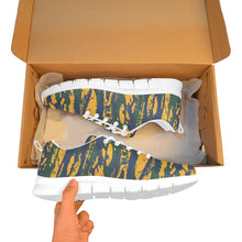 Load image into Gallery viewer, UTAH- ART DECO LOW TOP-WHITE- Men's Breathable Running Shoes (Model 055)