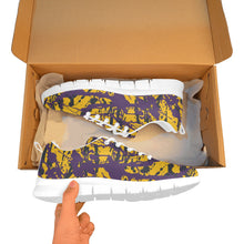 Load image into Gallery viewer, LOS ANGELES.1- ART DECO LOW TOP-WHITE
