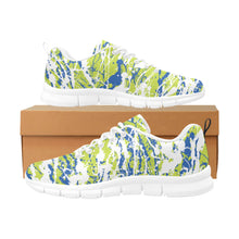 Load image into Gallery viewer, DALLAS.1 ART DECO LOW TOP-WHITE- Men's Breathable Running Shoes (Model 055)