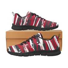 Load image into Gallery viewer, LAS VEGAS- ART DECO LOW TOP-BLACK
