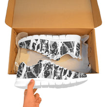 Load image into Gallery viewer, SAN ANTONIO- ART DECO LOW TOP-WHITE- Men's Breathable Running Shoes (Model 055)