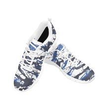 Load image into Gallery viewer, DALLAS- ART DECO LOW TOP-WHITE- Men's Breathable Running Shoes (Model 055)