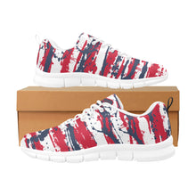 Load image into Gallery viewer, WASHINGTON- ART DECO LOW TOP-WHITE- Men's Breathable Running Shoes (Model 055)