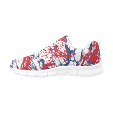 Load image into Gallery viewer, DETROIT- ART DECO-WHITE Men's Breathable Running Shoes (Model 055)