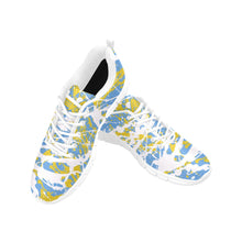 Load image into Gallery viewer, CHI TOWN  ART DECO LOW TOP-WHITE- Men's Breathable Running Shoes (Model 055)