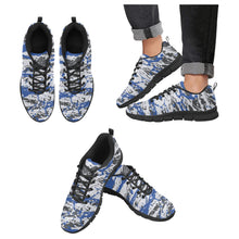 Load image into Gallery viewer, ORLANDO- ART DECO LOW TOP-BLACK- Men's Breathable Running Shoes (Model 055)