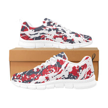 Load image into Gallery viewer, WASHINGTON.1- ART DECO LOW TOP-WHITE- Men's Breathable Running Shoes (Model 055)