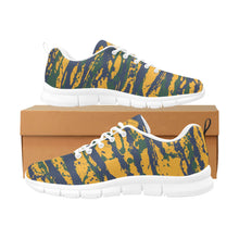 Load image into Gallery viewer, UTAH- ART DECO LOW TOP-WHITE- Men's Breathable Running Shoes (Model 055)
