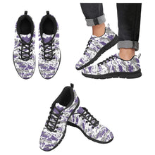 Load image into Gallery viewer, SACRAMENTO- ART DECO LOW TOP-BLACK- Men's Breathable Running Shoes (Model 055)