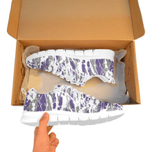Load image into Gallery viewer, SACRAMENTO- ART DECO LOW TOP-WHITE- Men's Breathable Running Shoes (Model 055)
