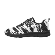Load image into Gallery viewer, BROOKLYN ART DECO LOW TOP-BLACK- Men's Breathable Running Shoes (Model 055)