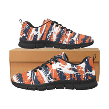 Load image into Gallery viewer, CONNECTICUT ART DECO LOW TOP-BLACK- Men's Breathable Running Shoes (Model 055)