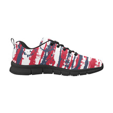 Load image into Gallery viewer, WASHINGTON- ART DECO LOW TOP-BLACK- Men's Breathable Running Shoes (Model 055)