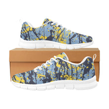Load image into Gallery viewer, MEMPHIS- ART DECO LOW TOP-WHITE