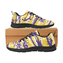 Load image into Gallery viewer, LOS ANGELES- ART DECO LOW TOP-BLACK