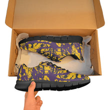 Load image into Gallery viewer, LOS ANGELES.1- ART DECO LOW TOP-BLACK