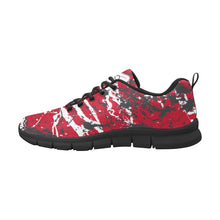 Load image into Gallery viewer, HOUSTON ART DECO LOW TOPS-BLACK