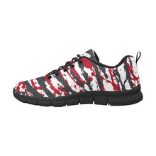 Load image into Gallery viewer, PORTLAND- ART DECO LOW TOP-BLACK- Men's Breathable Running Shoes (Model 055)