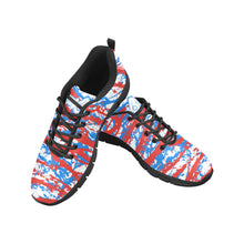 Load image into Gallery viewer, OKLAHOMA- ART DECO LOW TOP-BLACK- Men's Breathable Running Shoes (Model 055)