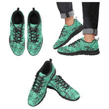 Load image into Gallery viewer, NYC- ART DECO LOW TOP-BLACK- Men's Breathable Running Shoes (Model 055)