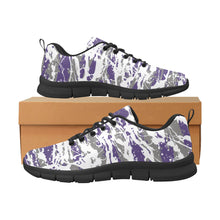 Load image into Gallery viewer, SACRAMENTO- ART DECO LOW TOP-BLACK- Men's Breathable Running Shoes (Model 055)