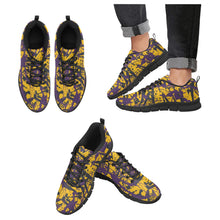 Load image into Gallery viewer, LOS ANGELES.1- ART DECO LOW TOP-BLACK