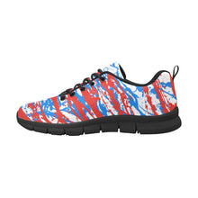 Load image into Gallery viewer, OKLAHOMA- ART DECO LOW TOP-BLACK- Men's Breathable Running Shoes (Model 055)
