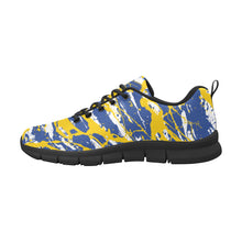 Load image into Gallery viewer, GOLDEN STATE-ART DECO LOW TOP-BLACK- Men's Breathable Running Shoes (Model 055)