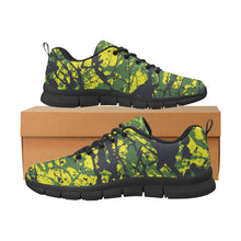 Load image into Gallery viewer, SEATTLE- ART DECO LOW TOP-BLACK- Men's Breathable Running Shoes (Model 055)