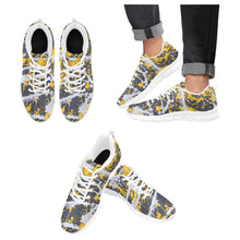Load image into Gallery viewer, INDIANA- ART DECO LOW TOP-WHITE- Men's Breathable Running Shoes (Model 055)