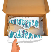 Load image into Gallery viewer, CHARLOTTE ART DECO LOW TOP-WHITE- Men's Breathable Running Shoes (Model 055)
