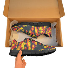 Load image into Gallery viewer, INDIANA.1- ART DECO LOW TOP-BLACK