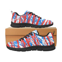 Load image into Gallery viewer, OKLAHOMA- ART DECO LOW TOP-BLACK- Men's Breathable Running Shoes (Model 055)