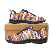 Load image into Gallery viewer, PHOENIX.1- ART DECO LOW TOP-BLACK- Men's Breathable Running Shoes (Model 055)