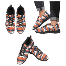 Load image into Gallery viewer, CONNECTICUT ART DECO LOW TOP-BLACK- Men's Breathable Running Shoes (Model 055)