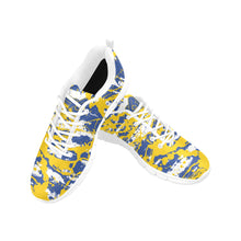 Load image into Gallery viewer, GOLDEN STATE-ART DECO LOW TOP-WHITE- Men's Breathable Running Shoes (Model 055)