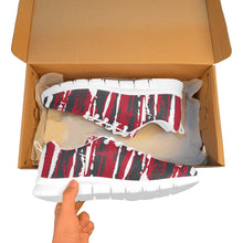 Load image into Gallery viewer, LAS VEGAS- ART DECO LOW TOP-WHITE