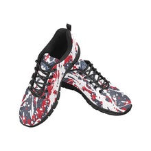 Load image into Gallery viewer, WASHINGTON.1- ART DECO LOW TOP-BLACK- Men's Breathable Running Shoes (Model 055)