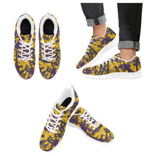 Load image into Gallery viewer, LOS ANGELES.1-ART DECO LOW TOP-WHITE Men's Breathable Running Shoes (Model 055)