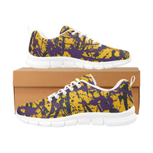 Load image into Gallery viewer, LOS ANGELES.1- ART DECO LOW TOP-WHITE