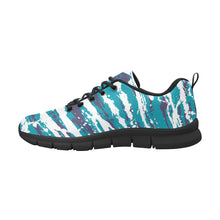 Load image into Gallery viewer, CHARLOTTE  ART DECO LOW TOP-BLACK