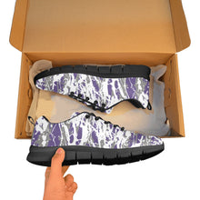 Load image into Gallery viewer, SACRAMENTO- ART DECO LOW TOP-BLACK- Men's Breathable Running Shoes (Model 055)