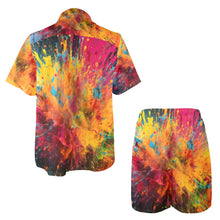 Load image into Gallery viewer, CRAYON BOMB Men&#39;s Shirt and Shorts Outfit with Pocket
