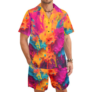 Canvas Art Men's Shirt and Shorts Outfit