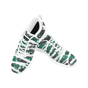BOSTON  ART DECO LOW TOP-WHITE- Men's Breathable Running Shoes (Model 055)